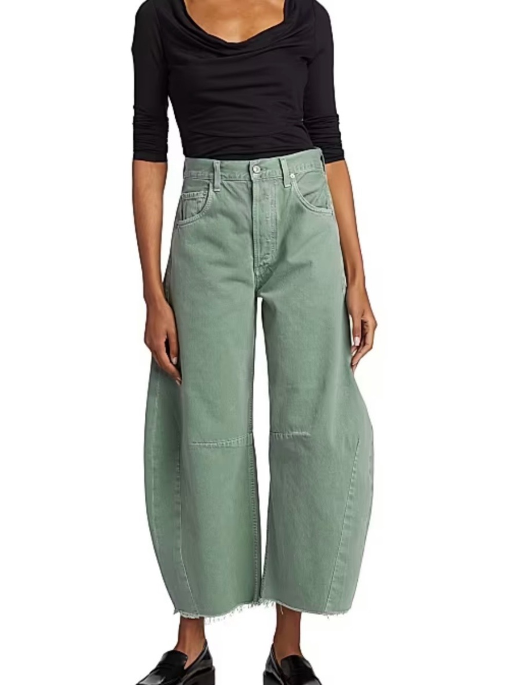 citizens of humanity horseshoe jean - nova / Sage Green; sz 28 ⭐️NWT⭐️ - Picture 3 of 10